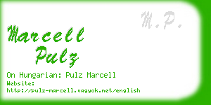 marcell pulz business card